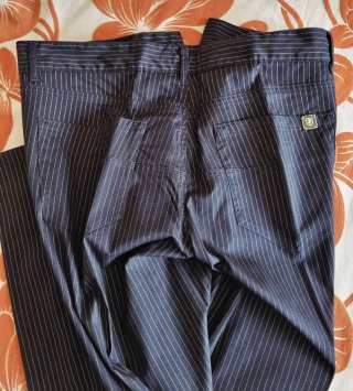 Richmond X Vintage 52 Pantalone Gessato Made Italy