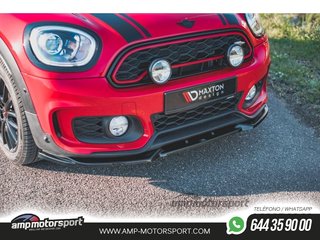 SPOILER / LIP DELANTERO V1 PARA MINI COUNTRYMAN MK2 F60 JCW 2018-2020