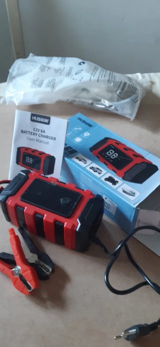 Cargador Batería Coche 12V 6A