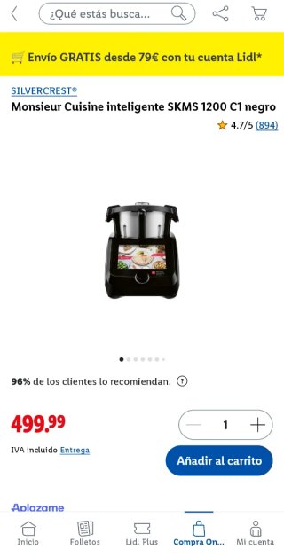 Robot Cocina Monsieur Cuisine Connect