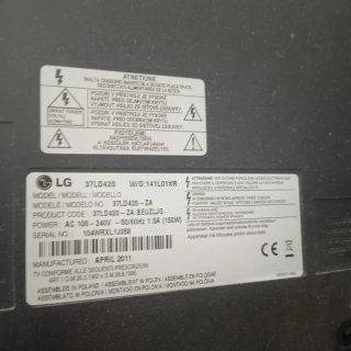TV LG LCD 37LD420 Full HD