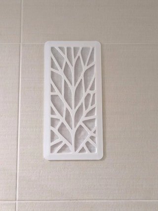 Rejilla ventilación diseño 3D tamaño personalizado