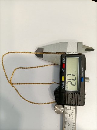 Cadena Oro 18k -Forzada- 3,10gr- 46cm