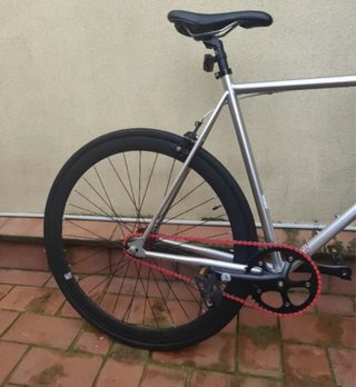 Bici Fixie Inglesa Plata