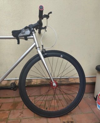 Bici Fixie Inglesa Plata