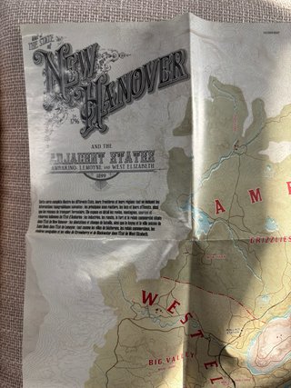 Mapa Red Dead Redemption II Rockstar Games