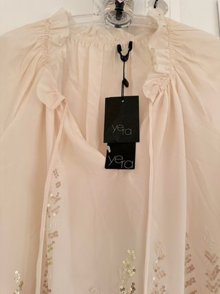 Camisa Corte Inglés Beige Talla M/L sin estrenar