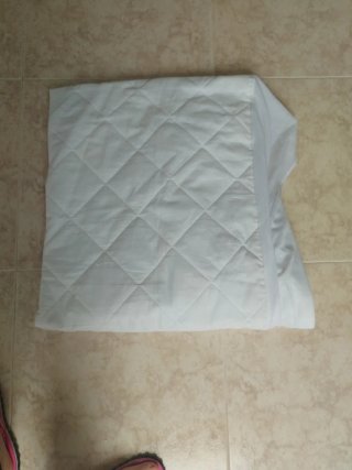 Cubre colchón 90cm blanco