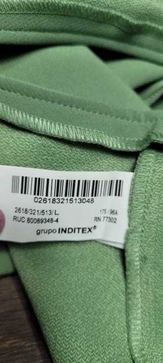 Blusa Zara Verde Talla L