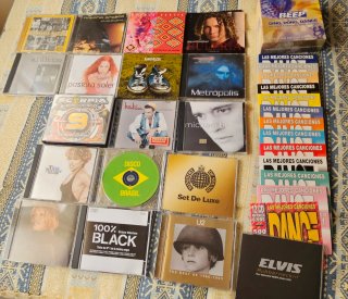 Lote 20 CDs Música Variada: Dance, Pop, Latino