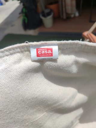 Silla Colgante Crema Espaço Casa,sin estrenar