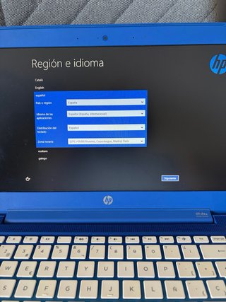 HP Stream 13 Azul | Restaurado | Cargador
