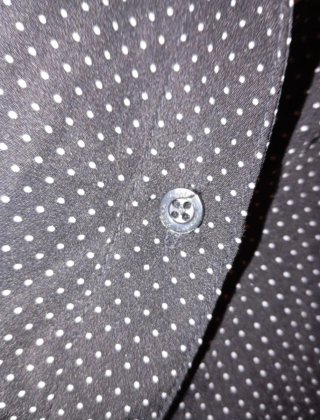 Camisa Ralph Lauren Negra Lunares