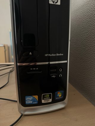 Ordenador HP Slimline s5575 Negro/Plata