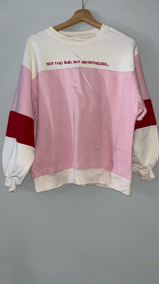 Sudadera Bershka tricolor