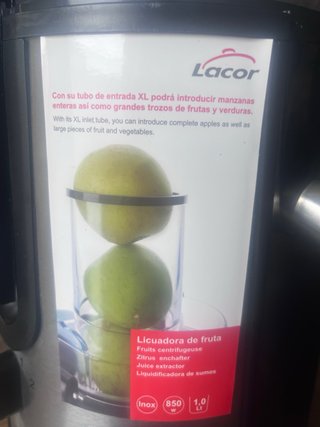 Licuadora Lacor 850W Inox Tubo XL