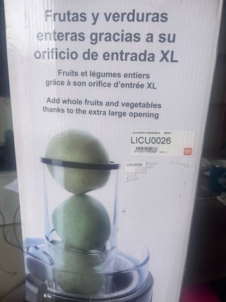 Licuadora Lacor 850W Inox Tubo XL