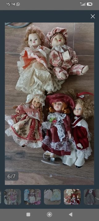 Bambole di porcellana vintage