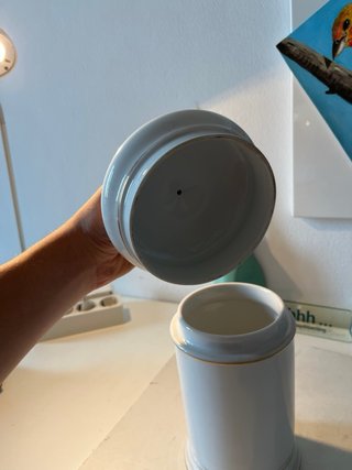 Tarro Farmacia Porcelana Pomad Azahar