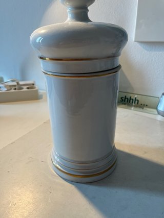 Tarro Farmacia Porcelana Pomad Azahar