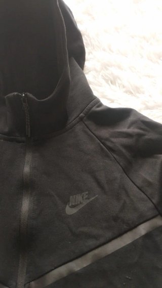 Chaqueta Nike Tech Fleece Negra Talla XL