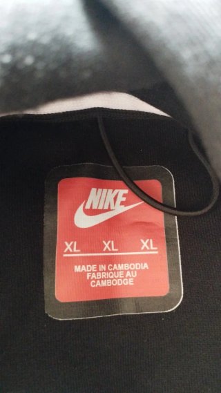 Chaqueta Nike Tech Fleece Negra Talla XL