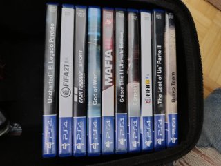 Lote 10 Juegos PS4: Uncharted, FIFA, God of War...
