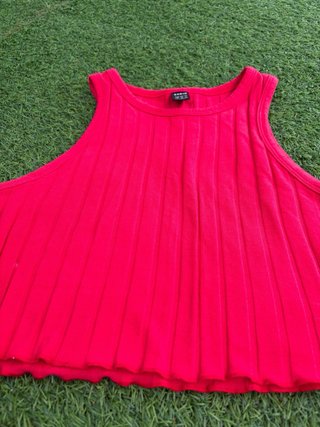 Top SHEIN rojo talla única