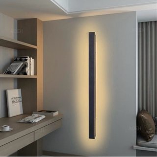 Lámpara de pared larga Villa Apliques