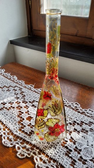 Set 2 Bottiglie Vintage Decorative