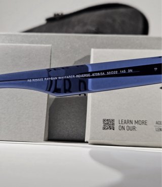 Occhiali Ray Ban Wayfarer Trasparent Blue