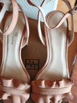 Sandalias Gloria Ortiz Rosa