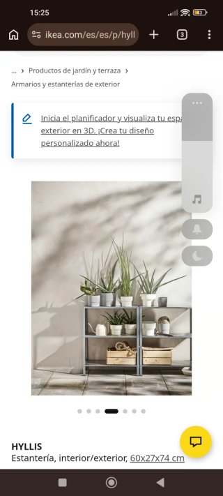 Estantería Metálica Ikea Gris
