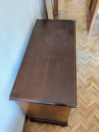 Cómoda Clásica Madera Maciza 4 Cajones