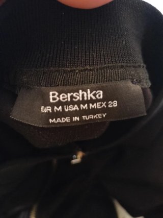 Giubbotto Bomber Nero Bershka Donna