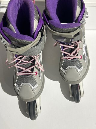 Patines Oxelo Morados Niña Talla 35-38