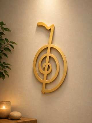 Símbolo Reiki Cho Ku Rei Dorado