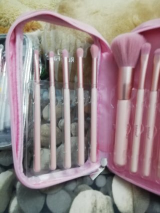 Set Pinceles Maquillaje RubyFace Rosa
