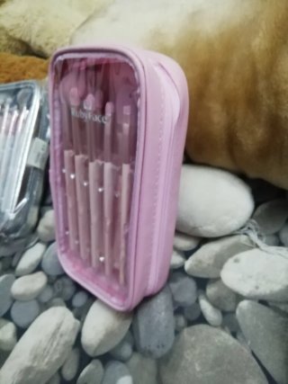 Set Pinceles Maquillaje RubyFace Rosa