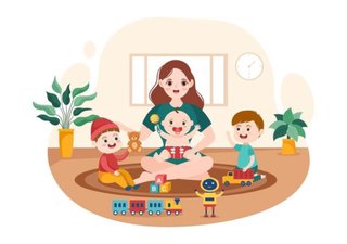 Servicio niñera o cuidadora de niños