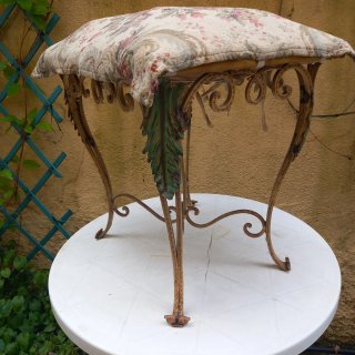 Consolle oro e legno anni '50