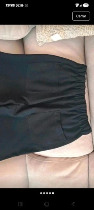 Pantalón tobillero negro