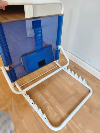 Respaldo Plegable Playa Azul