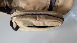 Set 2pz Borsa Viaggio Vintage Beige/Marrone