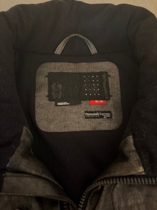 Chaqueta Spyder Negra y Gris