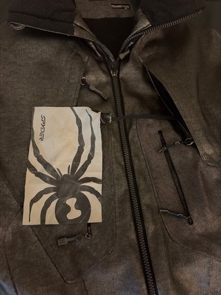 Chaqueta Spyder Negra y Gris