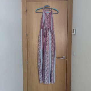 Vestido largo Lefties S espalda descubierta invita