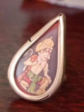 Anillo Vintage Hindú Hanuman