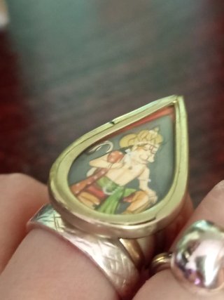 Anillo Vintage Hindú Hanuman