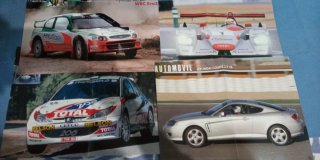 Lote 16 póster Revista Automóvil Rally/deportivos